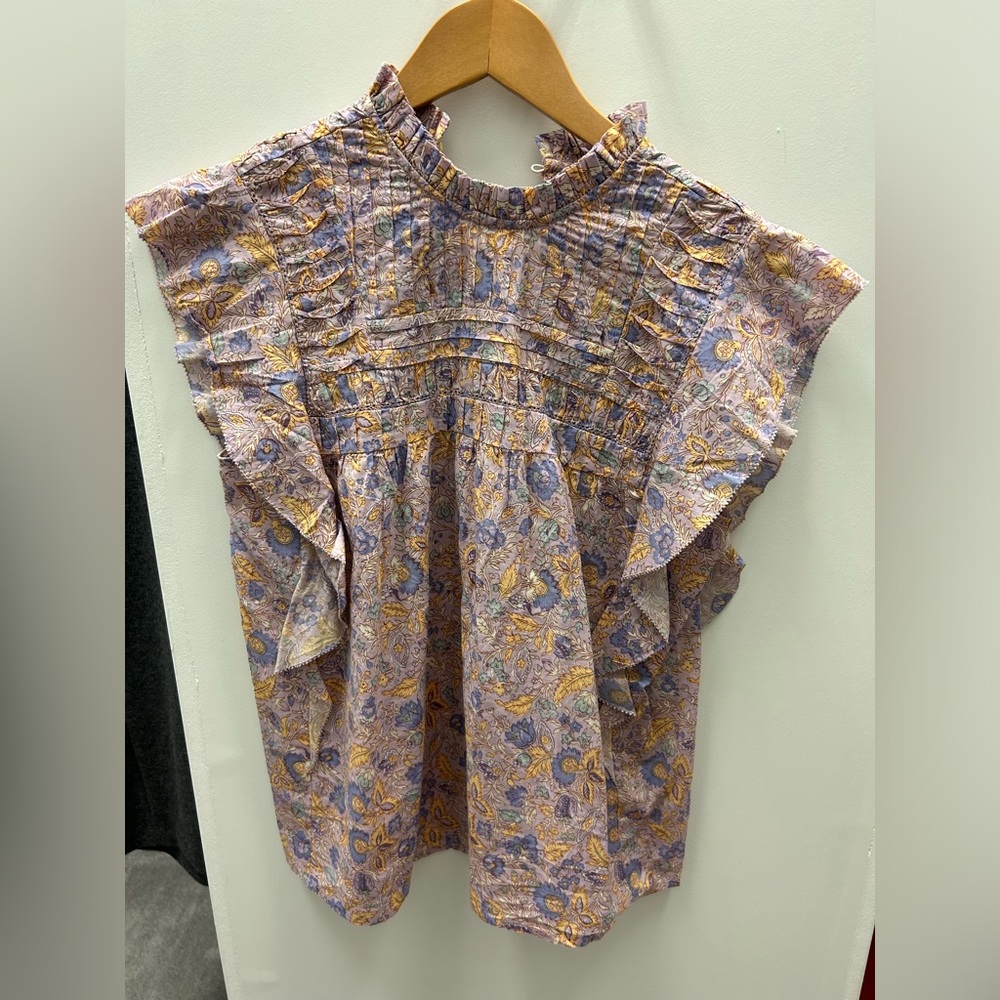 NWOT love the label floral sleeveless top